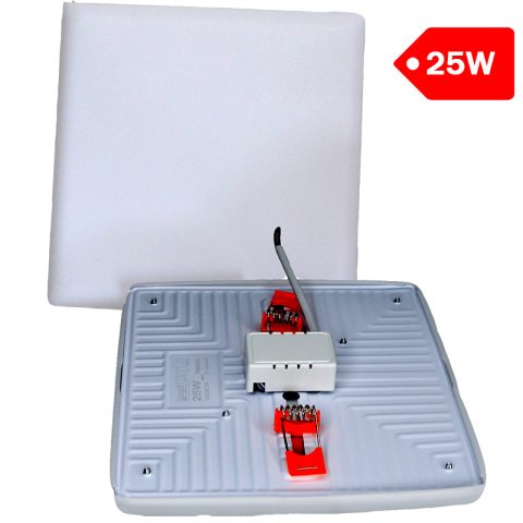 پنل فنر متغیر مربعی 25 وات تگ دار