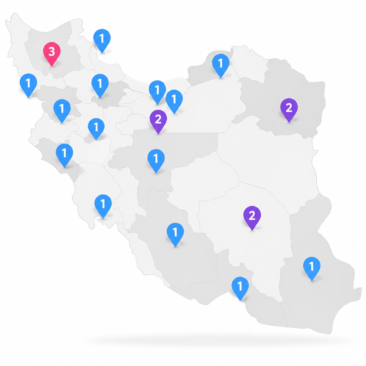نقشه ایران